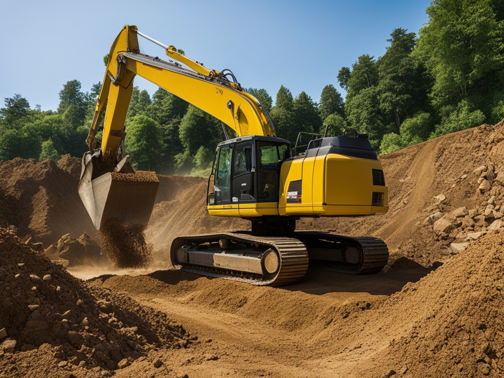 Excavating machine