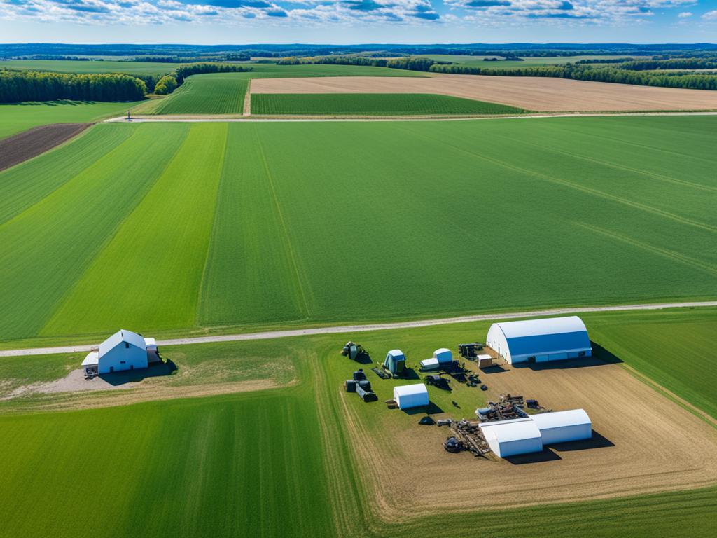 harvested farm